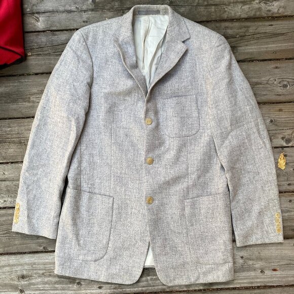 Hugo Boss Lambswool Micro Patterned Multipocket Jacket Large 098 - Picture 2 of 12